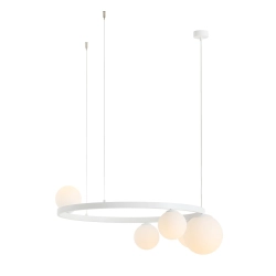 Lampa Wisząca GARDA 5 RING Biały 1099F_R Aldex - zdjęcie produktu
