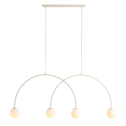 Lampa Wisząca Una 4 Kremowy L 1116L9_L Aldex - zdjęcie produktu