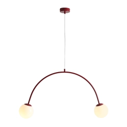 Lampa Wisząca Una 2 Bordowy 1116H15 Aldex - zdjęcie produktu