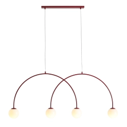 Lampa Wisząca Una 4 Bordowy L 1116L15_L Aldex - zdjęcie produktu