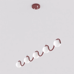 SINUS 5 BURGUNDY 1666/5 EMIBIG - zdjęcie produktu
