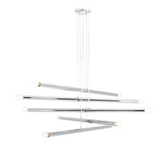 Lampa Wisząca TUBO 10 Chrom 1072M4 Aldex - zdjęcie produktu
