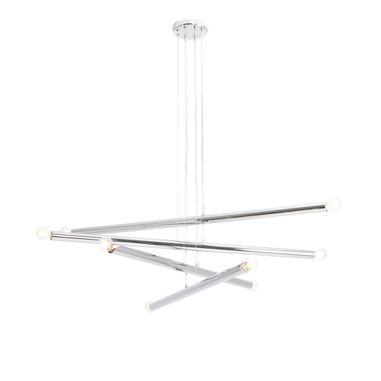 Lampa Wisząca TUBO 8 Chrom 1072P4 Aldex - zdjęcie produktu