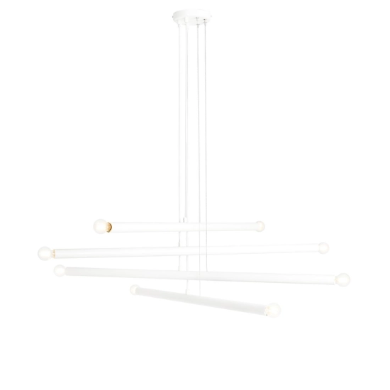 Lampa Wisząca TUBO 8 Biały 1072P Aldex - zdjęcie produktu