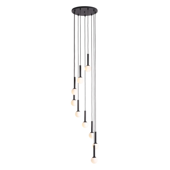 Lampa Wisząca Riu 9 RING Czarny 1117N1 Aldex - zdjęcie produktu