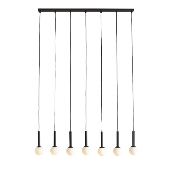 Lampa Wisząca Riu 7 Czarny 1121T1 Aldex - zdjęcie produktu