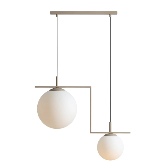 Lampa Wisząca Zac 2 Beżowy MATTE 1038H17_2 Aldex - zdjęcie produktu