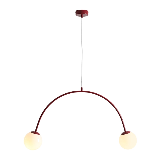 Lampa Wisząca Una 2 Bordowy 1116H15 Aldex - zdjęcie produktu
