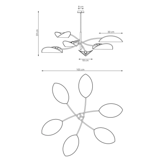 LOTUS 6 BL NATURAL 1463/6 EMIBIG