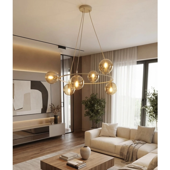 AZURA 6 MOKKA AMBER 1638/6 EMIBIG