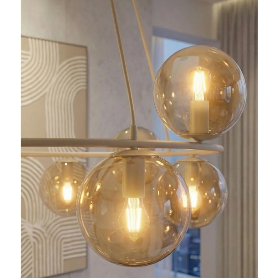 AZURA 8 MOKKA AMBER 1638/8 EMIBIG