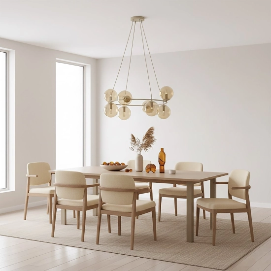AZURA 8 MOKKA AMBER 1638/8 EMIBIG