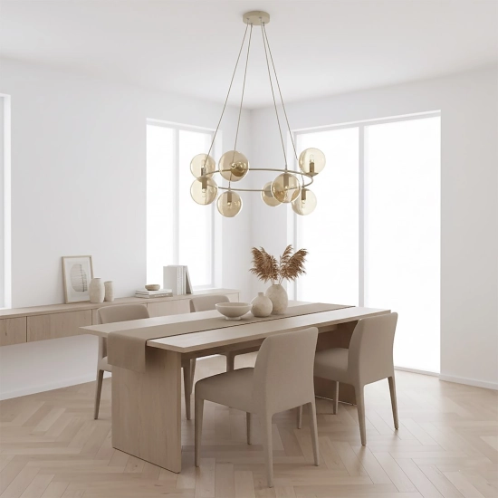 AZURA 8 MOKKA AMBER 1638/8 EMIBIG