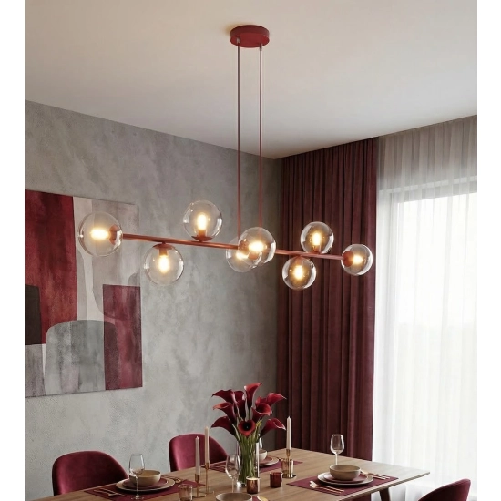 MAGNUS 8 BURGUNDY TRANSPARENT 1645/8 EMIBIG