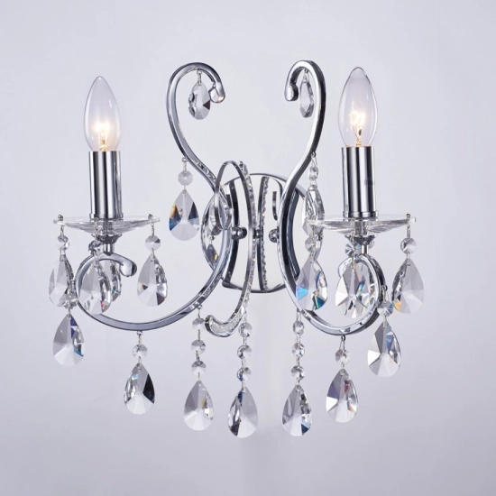 Kinkiet Barocco Chrome MB72709-2A Italux - zdjęcie 2